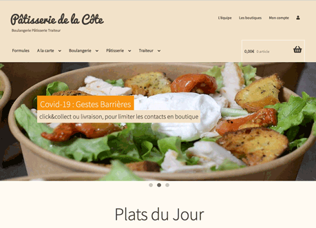 ouvrir le site Pâtisserie de la Côte dans un nouvel onglet Pâtisserie de la Côte